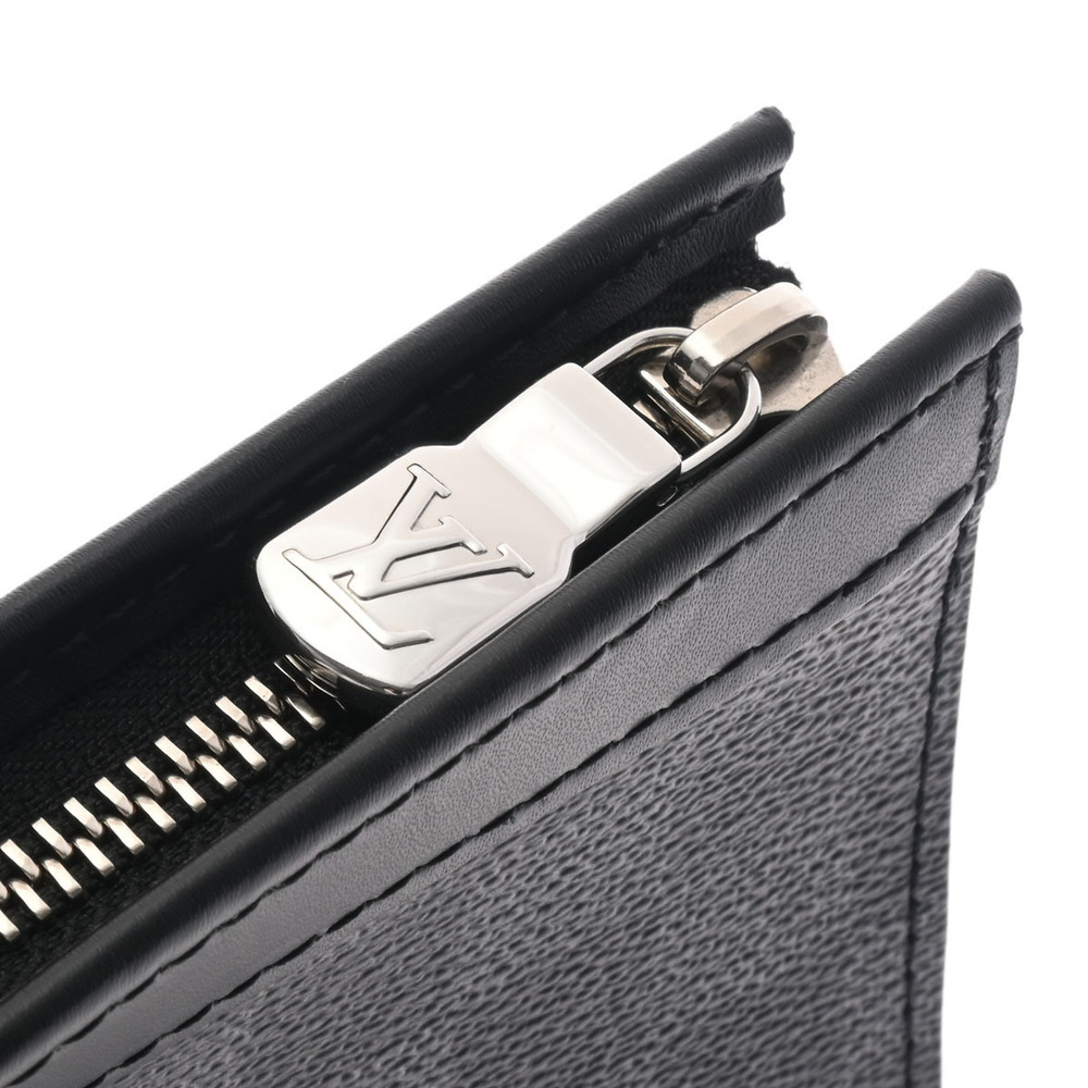 LOUIS VUITTON Graphite Black Pochette Voyage Gray Clutch Bag - Picture 7 of 9
